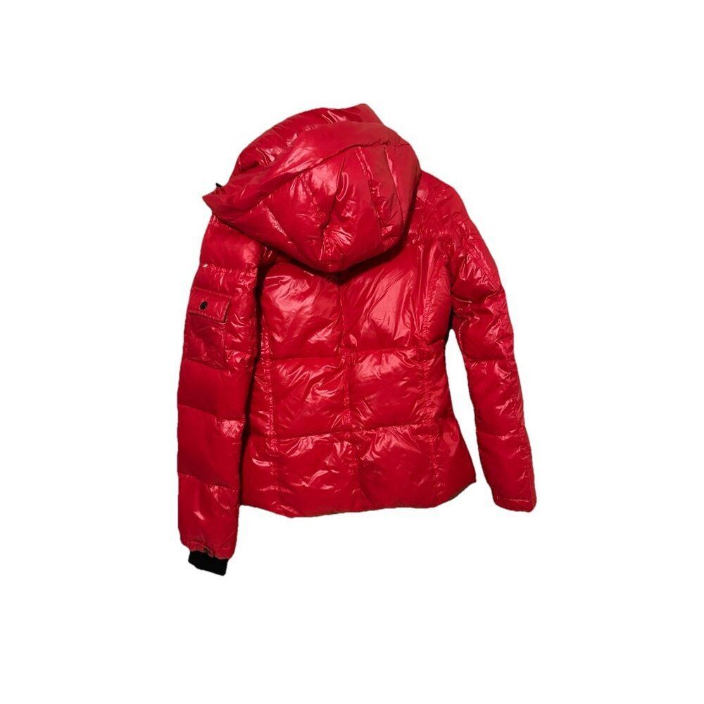 S13 New York Kylie Small Lacquered Puffer Jacket Coat Ski Down Filled Removable - Picture 2 of 10